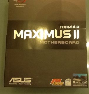 ASUS Maximus II Formula LGA 775 Intel 90 MIB530 G0EAY00Z Motherboard