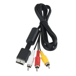 Ft Audio Video AV Cable to RCA For PlayStation PS / PS2 / PS3 TV