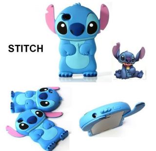 iPhone 4 4S 4G New Cute Disney PINK Stitch Maggie 3D hard case cover