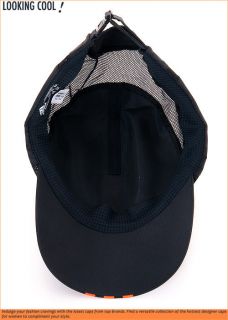 Brand New Adidas Clima Cool Sports Cap Hat in Black/Orange (X17860