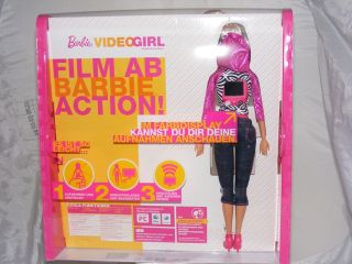 Barbie Video Girl Puppe Ich bin eine echte Videokamera Neuware