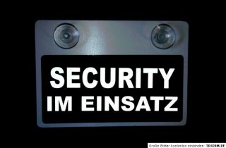 SECURITY IM EINSATZ Reflexschild FÜR Ihren Einsatz