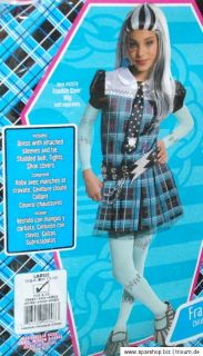 Monster High Frankie Stein Kostüm Deluxe Large mit Schuhüberzieher
