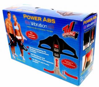 Power ABS BAUCHTRAINER Vibrations Bauchmuskel Trainer aus der TV