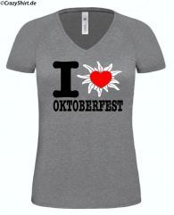 Shirt I love Oktoberfest München Wiesn Volksfest Bluse Tracht