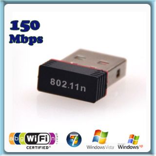 Mini Wireless Wlan USB Stick Dongle 150 Mbit/s