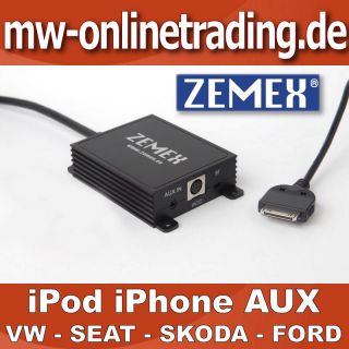 ZEMEX iPod iPhone Adapter SEAT Highline Liceo MFD