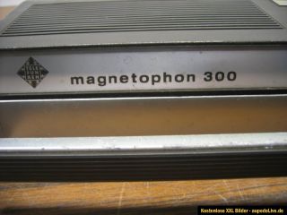 Telefunken magnetophon 300 Tonband tragbares Tonbandgerät alt selten