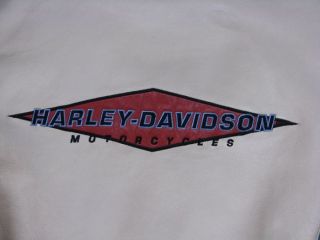 Org. Harley Davidson Oldschool Leder Jacke Größe Herren M Damen L