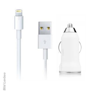 2in1 KFZ Auto USB Adapter Datenkabel Ladekabel Ladegerät Apple iPad