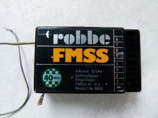 Robbe 40 MHz 8 Kanalempfänger FMSS für PROMARS u.a.