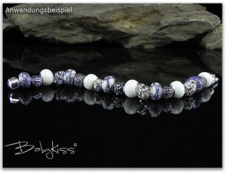 Original BabyKiss Beads   Blau   Bead Spacer Modul Element   N096