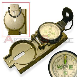 ALLOY ARMY Engineer Survival Compass Hiking Travel Auto Scouts