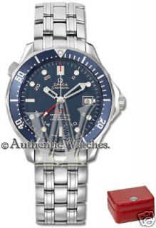 NEW IN BOX MENS OMEGA SEAMASTER 300M CO AXIAL AUTOMATIC GMT WATCH 2535