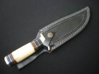Damast messer Jagdmesser Damaststahl Damascus Steel Hunting Knife 0288