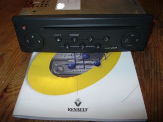 Original Renault CD Radio Modell TunerList   Kangoo/Megane/Clio/Laguna