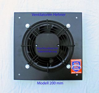 Axial Ventilator / Wandventilator / Lüfter 860 m³/h