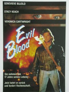 Kino 869 Filmkarte, Evil Blood mit Genevieve Bujold + Stacy Keach