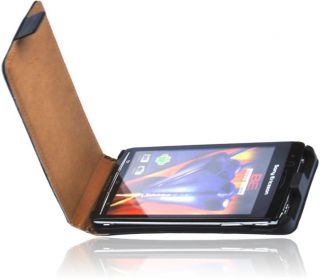 Premium Handy Tasche für Sony Ericsson Xperia ARC S Flip Case Schutz