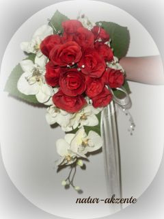 Luxus Brautstrauß,Orchideen,Rosen Hochzeit