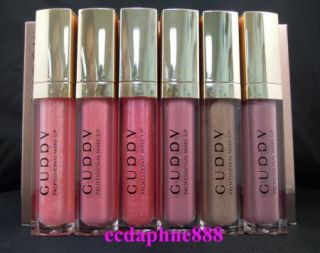 Professional 6 Color Guppy Lip Gloss Premier Set New