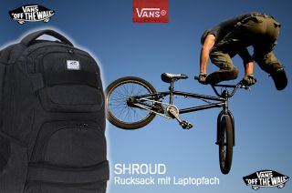 Schulrucksack VANS SHROUD XL Rucksack Skateboardrucksack Laptop [41x29