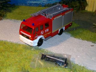 Herpa 1/87 MAN LE 2000 LF 16/12 Feuerwehr Recklinghausen guter Zustand