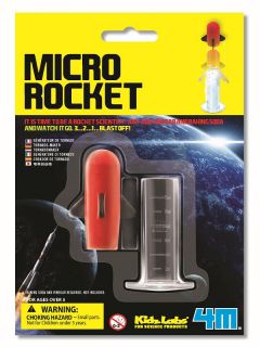 4M Kidzlabs Micro Rocket   Minirakete selbst bauen, Bastelset
