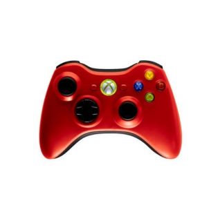 Red WIRELESS CONTROLLER GLOSSY For MICROSOFT XBOX 360