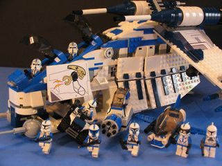 LEGO® Brick STAR WARS Custom CLONE WARS 501st LEGION BLUE REPUBLIC