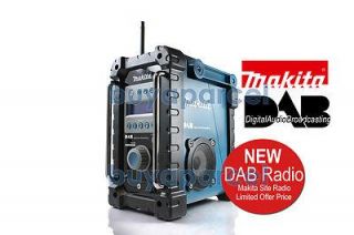 Makita Site DIGITAL Radio BMR101 DAB BLUE 240V 9.6 24v