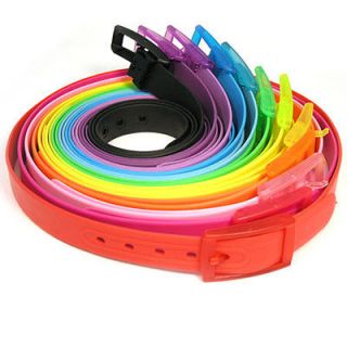 Parade Street Silicone Belt One Size Fits All (48 X 3 1/8) 12 Colors