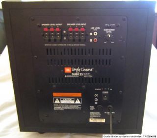 JBL SCS125 Lautsprechersystem * 5 kleine Lautsprecher + Subwoofer