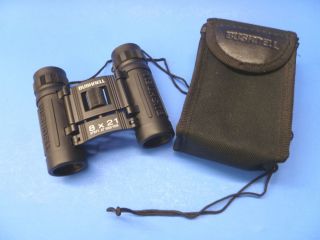 Bushnell Power View Compact Binoculars 8x21 w/ Case Great for Travel