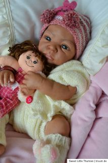 Thandie nach Bausatz Adrie Stoete Reborn Reallife Baby Puppe