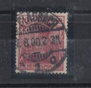 10 Pfennig Germania Reichspost in b Farbe