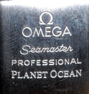 Original OMEGA Seamaster Planet Ocean Stahlarmband Faltschliesse