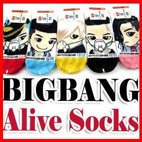 BIGBANG   Alive Ver. 5 Pairs Of Women Socks [ All Members ]
