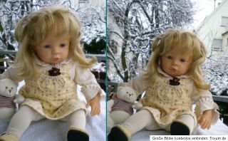 blonde Zapf Colette Puppe Emilia 45cm aus 2002 Spielpuppe Sammlerpuppe