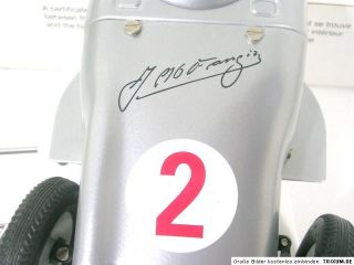 Märklin Baukastenauto,MB Silberpfeil,Fangio,Signiert W196