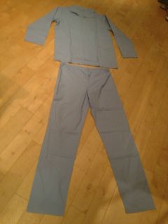 Original Schlafanzug Größe 58 NEU Pyjama Jacke + Hose 100% Baumwolle