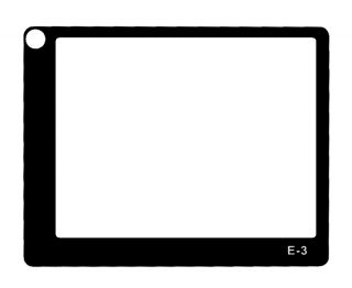 Rahmen Cover Displayschutz für für Olympus e3