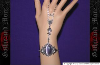 Sklaven Armband Glasstein Gothic steampunk victorian slave bracelet