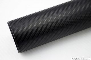 Premium 3D Carbon Folie schwarz mit Micro Luftkanäle * Car Wrapping