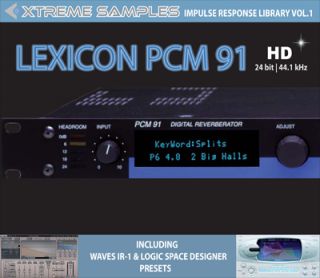 Lexicon HD Edition Reverb Impulse Response Library PCM 96 960 480