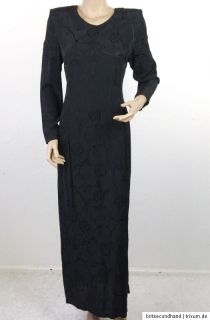 STTUG Vintage Retro 80er Jahre Abendkleid Maxikleid Kleid Gr.38 mit