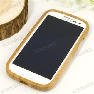 Genuine Natural Bamboo Wood Cover Case for Samsung GT I9300 Galaxy S3