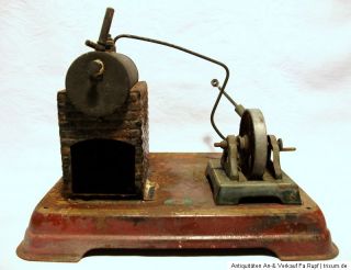 Uralt Doll Dampfmaschine Ersatteil liegender Kessel um 1920/30