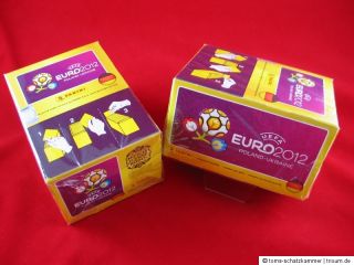 Panini Euro 2012 200 Tüten  2x Box  1000 Sticker EM 12 Polen