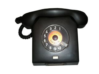 Rarität DDR Telefon Bakelit mit Wählscheibe #993
